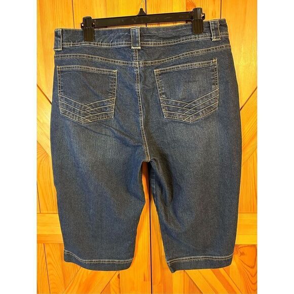 Croft & Barrow Dark Blue Ankle Jeans - Picture 2 of 3